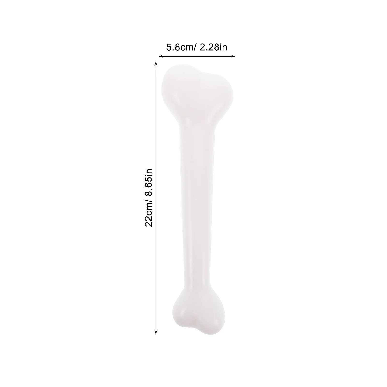 الهياكل العظمية البشرية محاكاة العظام البلاستيكية تجهيزات حفلة الهالوين للزينة عظام الكلب العظام كاذبة الأبيض الجدة مضحك