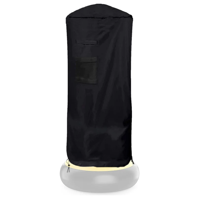 New-1 Pieces Standing Boxing Bag Cover Waterproof Freestanding Punching Bag Cover Adjustable Heavy Boxing Bag Protective Cover