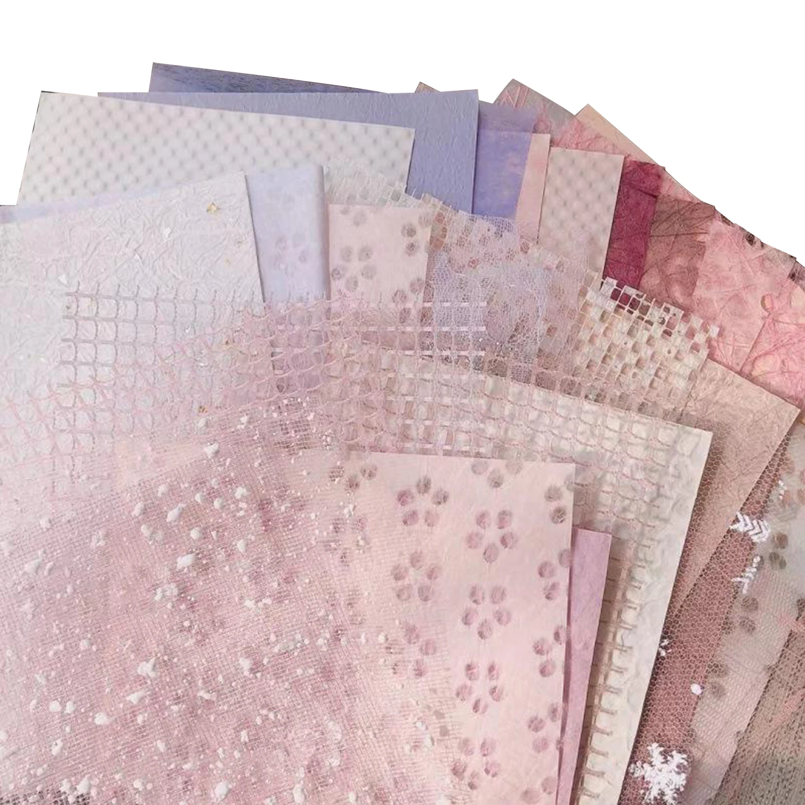 30szt Papier do scrapbookingu Teksturowany Praktyczny Vintage Piękny A5 Szkoła DIY Rzemiosło Tworzenie kartek Art Journaling Notebooks Trwałe