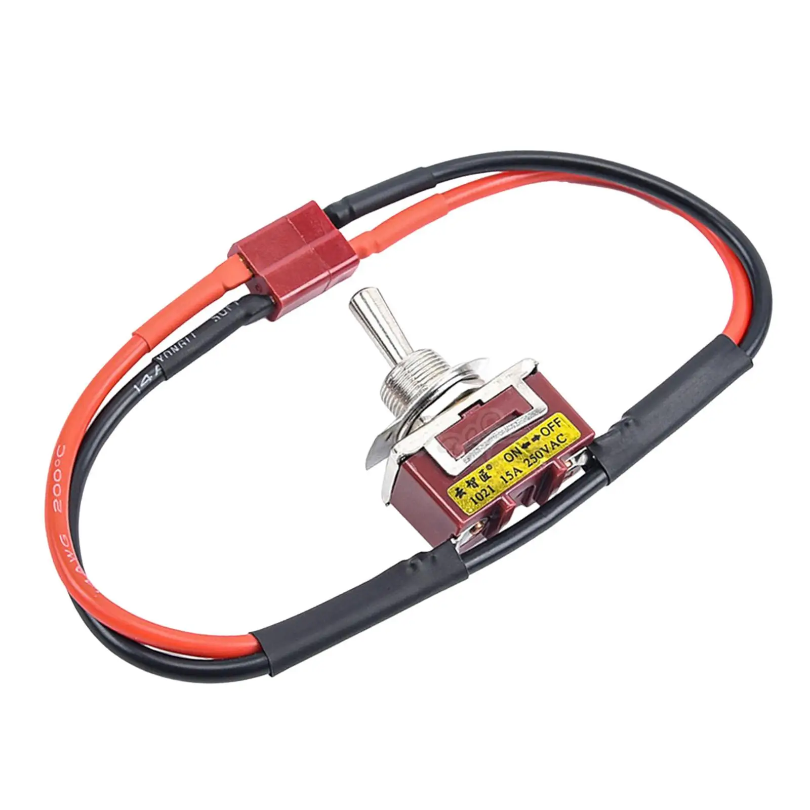 Large Current High Load Switch RC Large Current on/Off Switch 250VAC4 DIY Parts 35cm Power on Off Toggle for RC Car RC Planes
