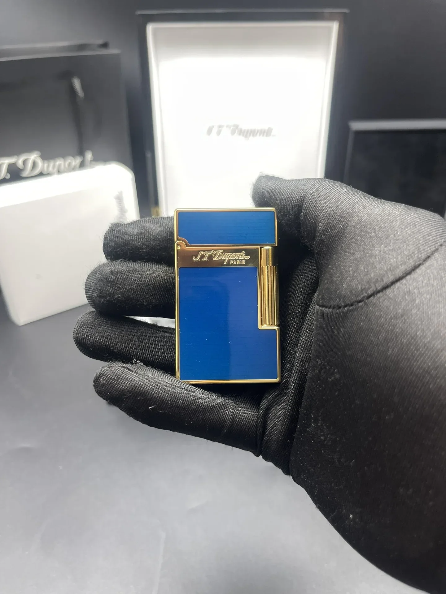 

Синяя Золотая китайская Зажигалка для сигар с рисунком распылителя, металлическая ветрозащитная Зажигалка для кухни и барбекю, подходит для сигарет, аксессуары