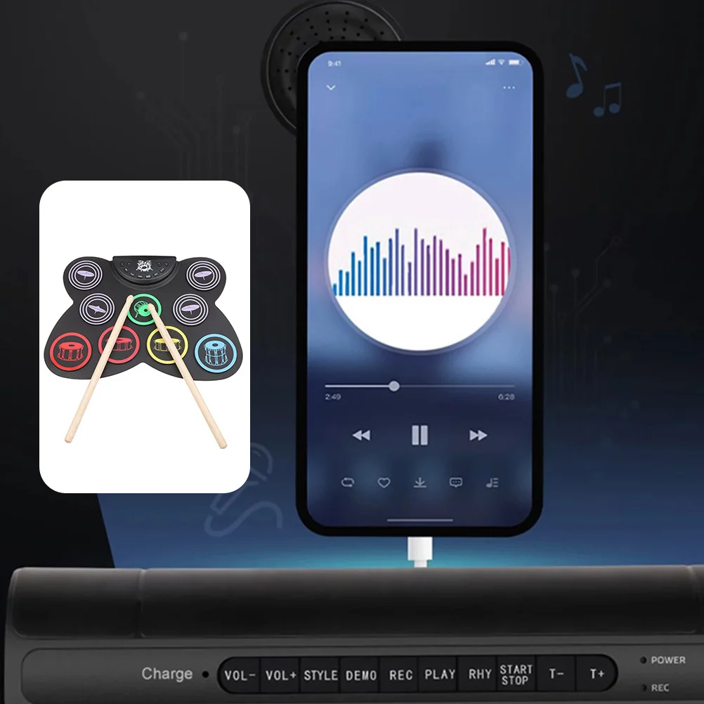 

Musical Instrument 's Electronic Drum Beginner : Hand Compact Practice