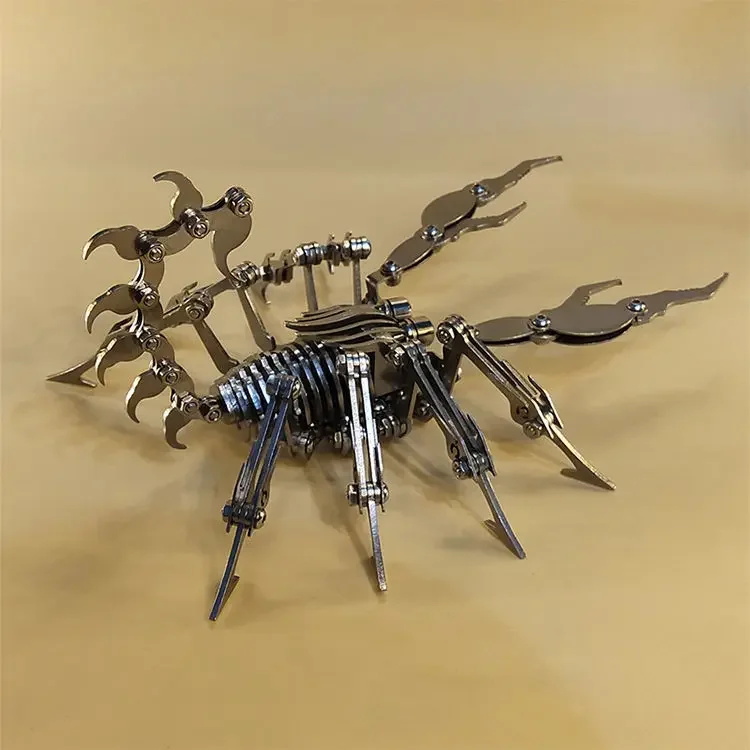 Mechanical scorpion stainless steel  ,Static brain-burning assembly model, Metal crafts  ,Creative DIY