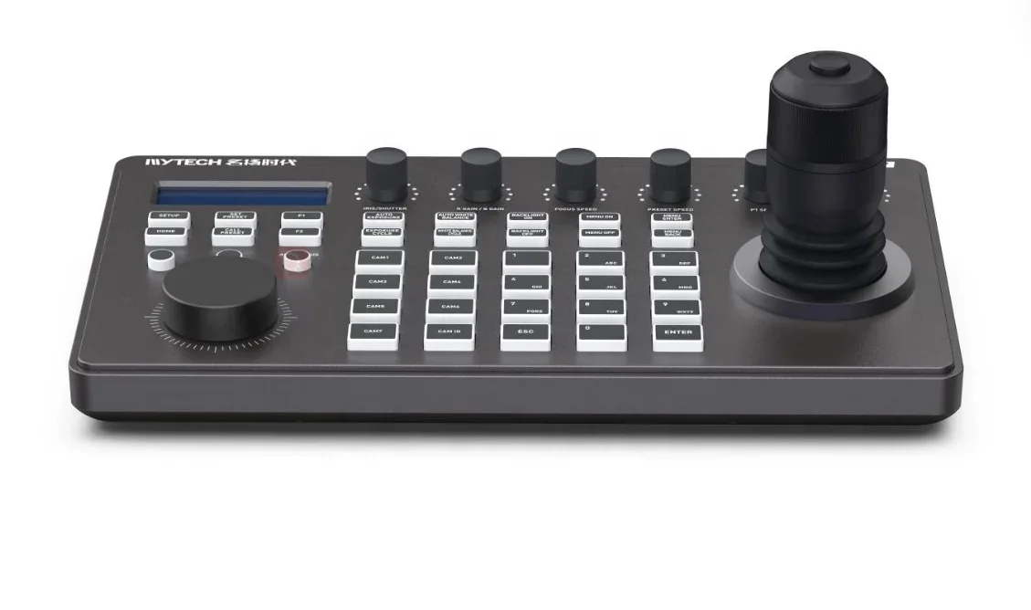 MYTECH New Camera Controller With the Light 4d Joystick Controller  for Video Conference Ip Ptz Keyboard Controller