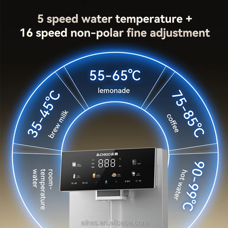 موزع مياه محمول لتدفئة سطح المكتب لتنقية المياه الساخنة للاستخدام المنزلي في الهواء الطلق في سطح المكتب البلاستيكي سهل التركيب