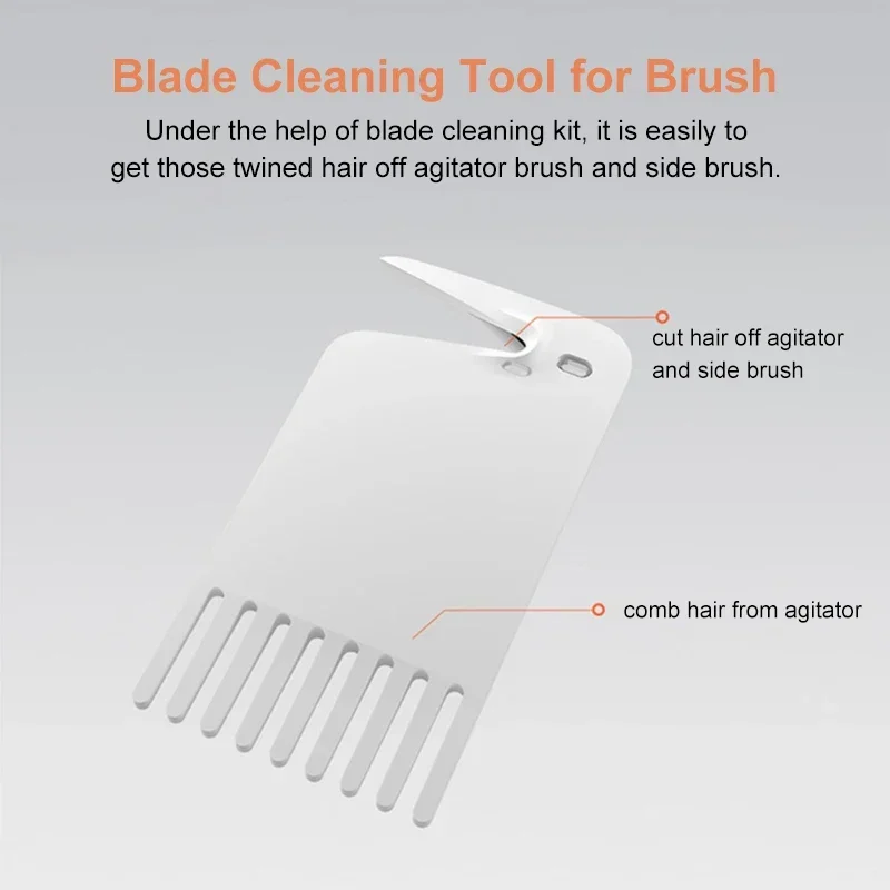 8PCS Mi Robot Vacuum Cleaner Parts Replacement Kit for Xiaomi Robo2 Robot S50 S51  Main Brush Filters Side Brushes Accessories