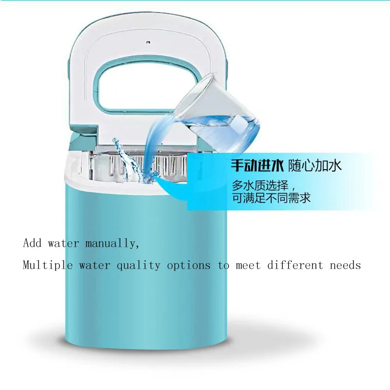 Picture 6: Home Countertop Ice Maker Compact Automatic Ice Maker Homemade Ice Cream Maker