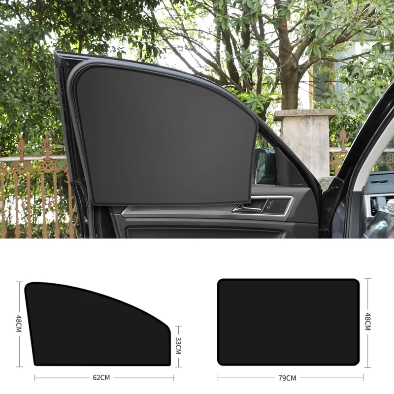 

Magnetic Car Sunshade Anti-UV Curtain Car Side Window Foldable Mesh Summer Protection Privacy Sun Visor for Car Accessories
