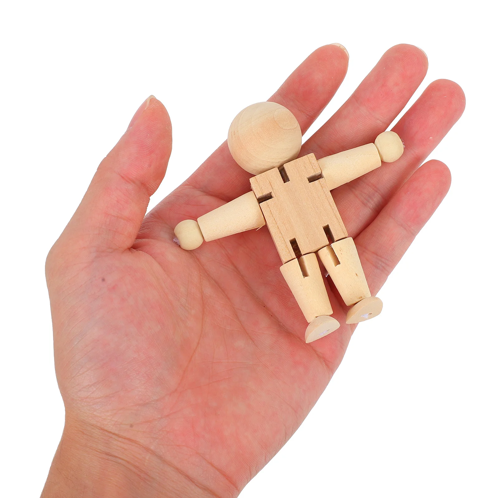 4 قطع من الجنود الخشبية لتكسير البندق غير مطلية للحرف اليدوية والمشاريع الفنية الإبداعية وتماثيل خشبية للديكور