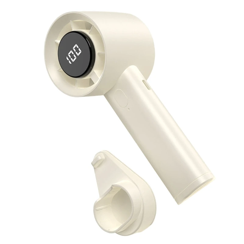 USB Oplaadbare draagbare fan Stille handheld Mini Fan 100 Speed ​​Setting Koelventilator voor reiskantoor Home Verjaardagscadeau