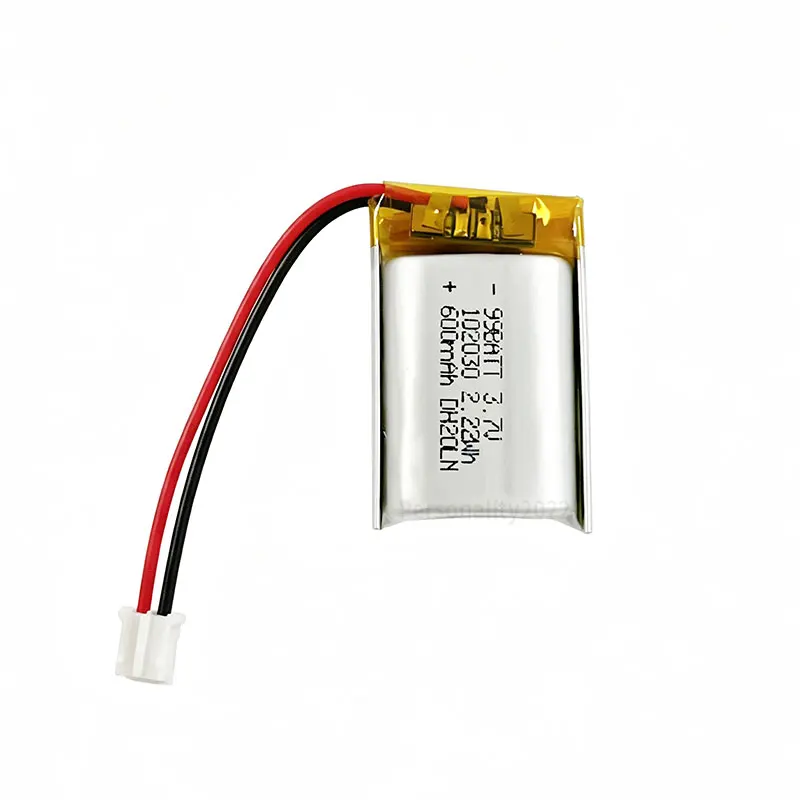 t 3.7V Li-ion Batteries 102030 Lipo Battery 600mAh Lithium
