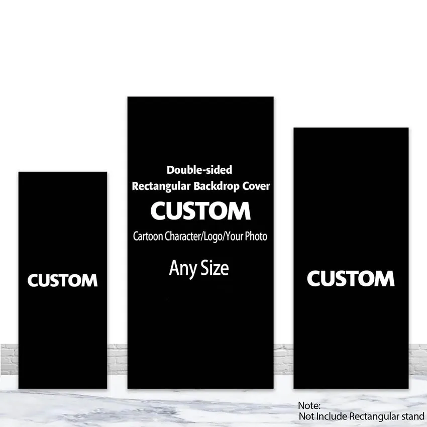 Mehofond مخصص 2-الجانب مستطيل مربع قوس حفلة عيد ميلاد استحمام الطفل الزفاف يغطي كيارا خلفية ديكور خلفية الصورة