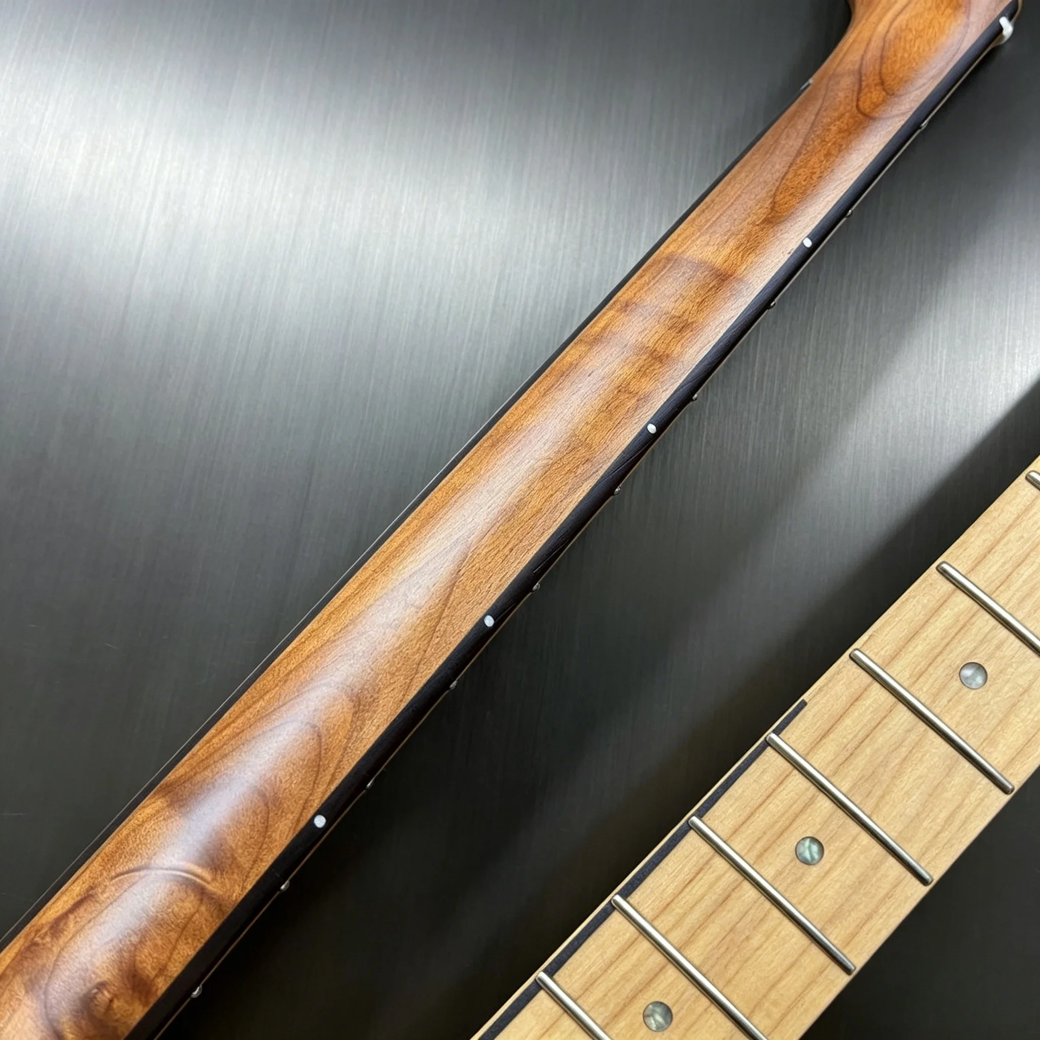 TL Electric Guitar Neck Right Handed  Roasted Maple Wood With Reverse Headstock 22 Frets Rosewood Fingerboard Replacement Part - view 5
