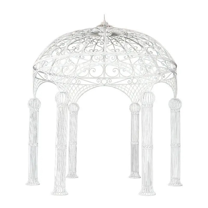 

Tieyi Princess Pavilion Wedding Stage Arrangement Outdoor Courtyard Garden Decoration