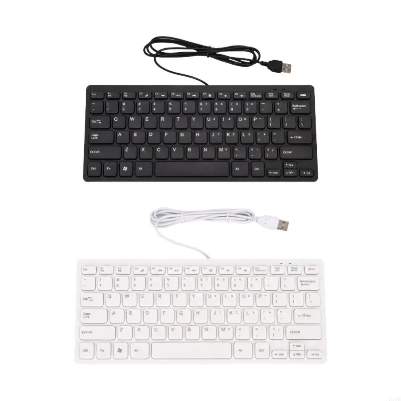 

72 Keys USB Computer Keyboard Quiet Responsive Keys Wide Compatibility F19E