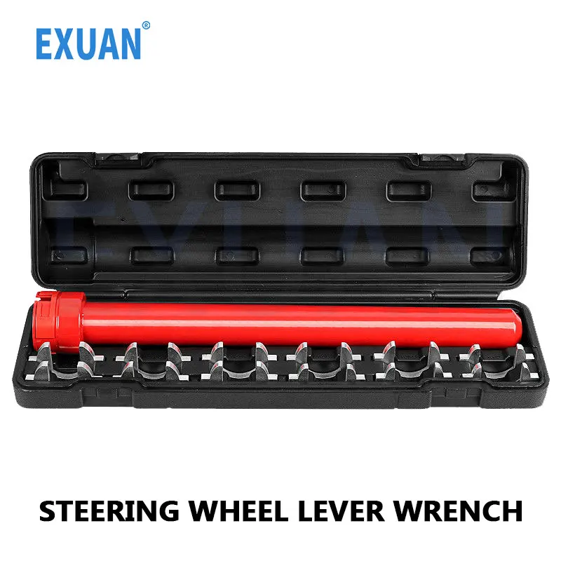 

13 шт., гаечные ключи для рычага рулевого колеса, автомобильное шасси, рулевая тяга, внутренняя шаровая головка, экстрактор для разборки 13 гаечных ключей рулевого механизма тяга поворота шасси автомобиля Удалитель для