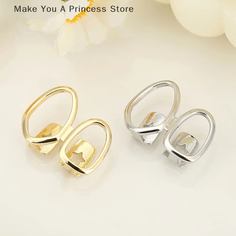 1 ชิ้นทองเงินสีผู้หญิงสวมใส่ทุกวันฟันเครื่องประดับทันตกรรม Grillz Hip Hop Hollow Heart ฟัน Grillz สําหรับผู้หญิง