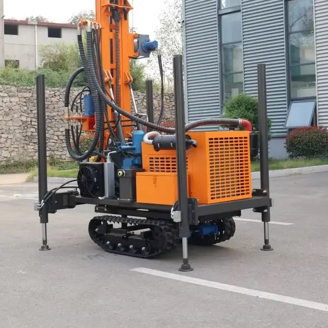 Customized Heavy Duty Wheeled Rotary Rig 200M Hydraulic Quick Setup Trusted Sturdy Deep Water Well Drilling Rig Machine