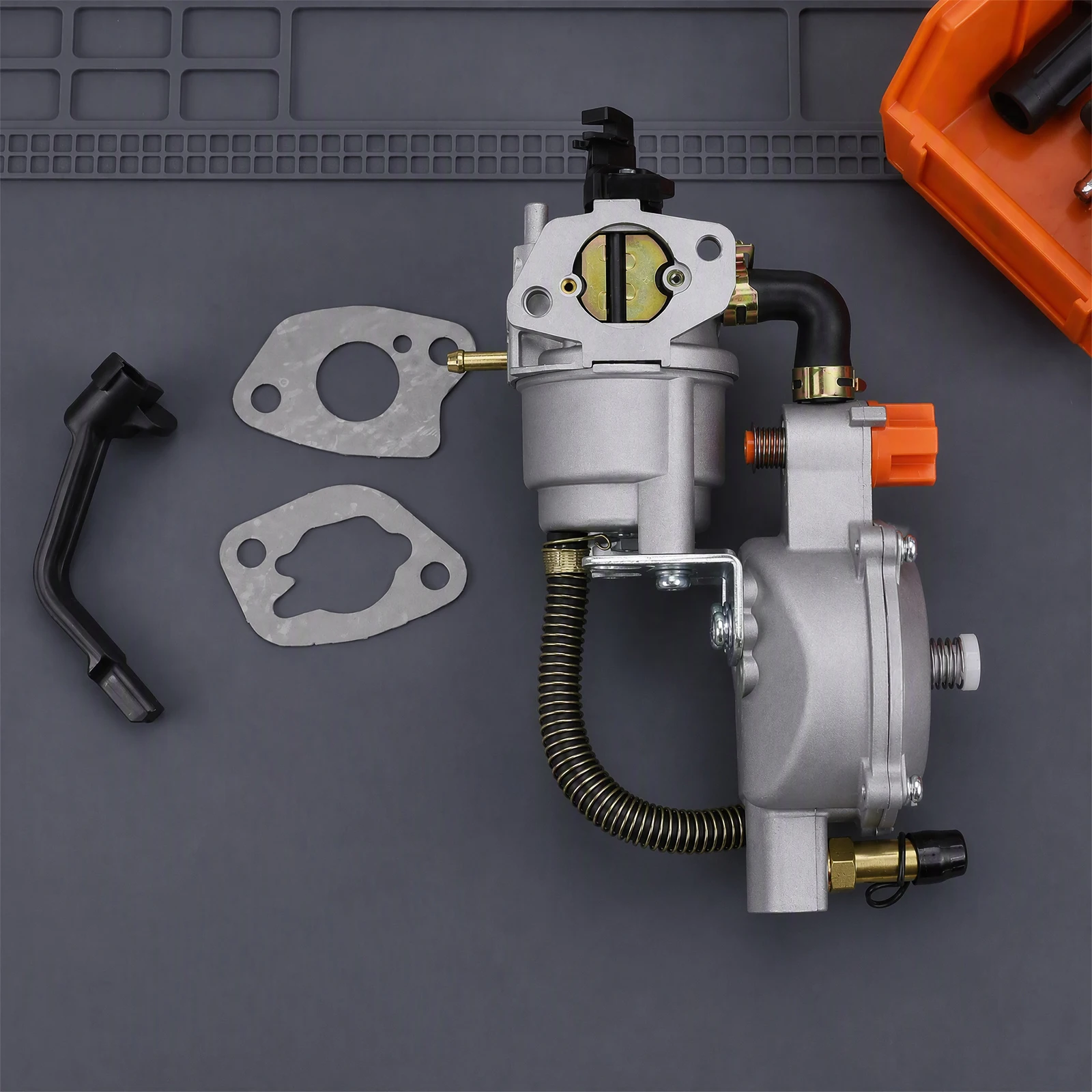 Carburador de combustible dual (gas natural y GLP) para motor de gasolina GX160 168F de 8HP 9HP, generador de 2KW-6.5KW, kit de bomba de agua, piezas de generador