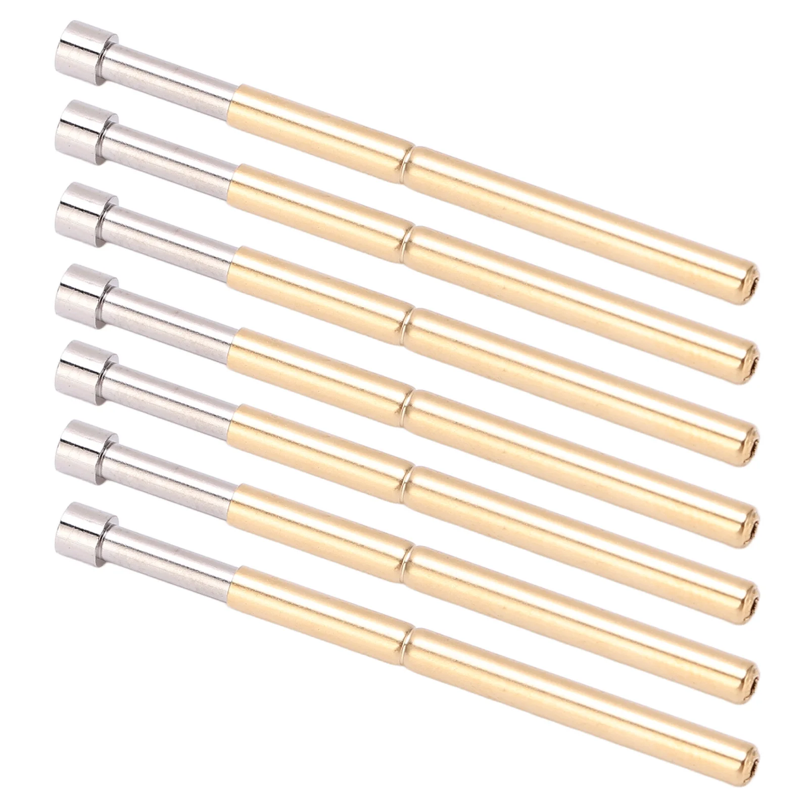 Prova a molla Pogo Pin Tipo testa concava Materiale in ottone 2,02 mm/0,1 pollici Diametro tubo 33,35 mm/1,3 pollici Perni di test PCB Pogo Pin
