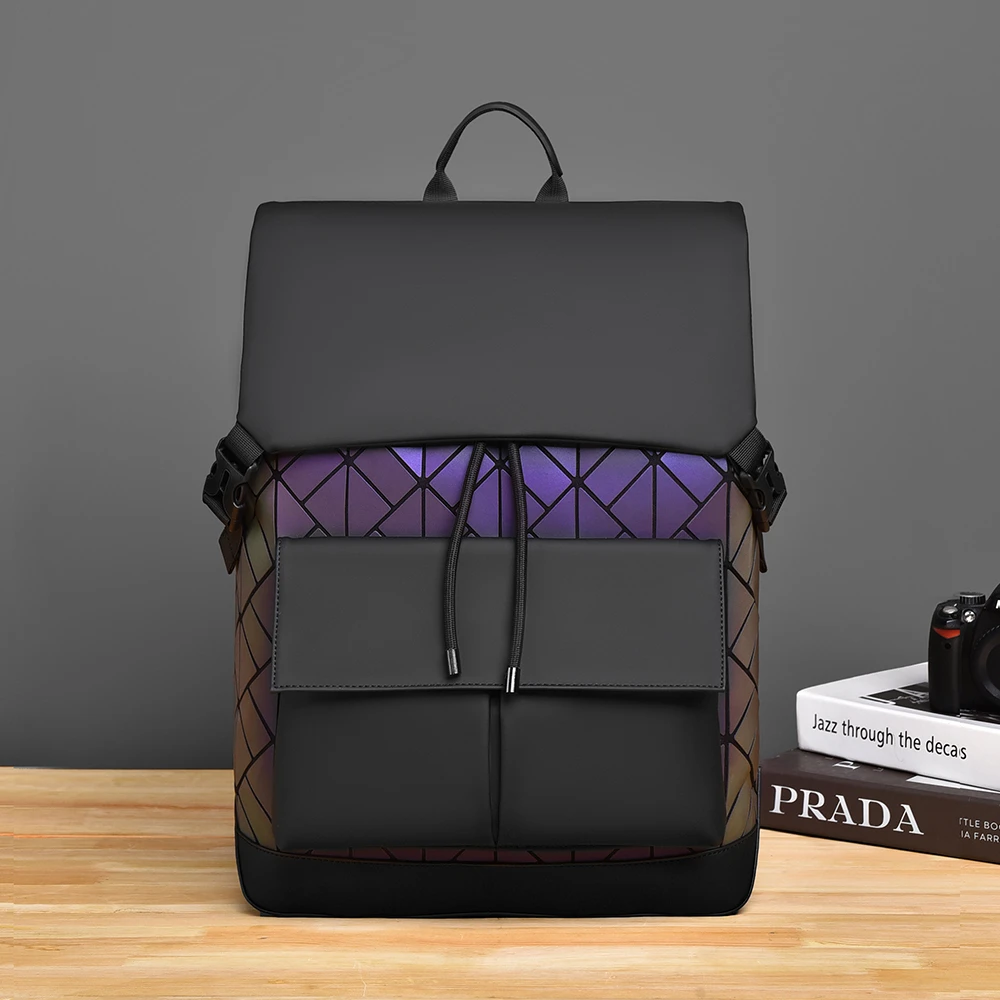 

Stylish Urban Men's Business Backpack Large Capacity PU Durable Men's Casual Backpack Men's Commuter Backpack