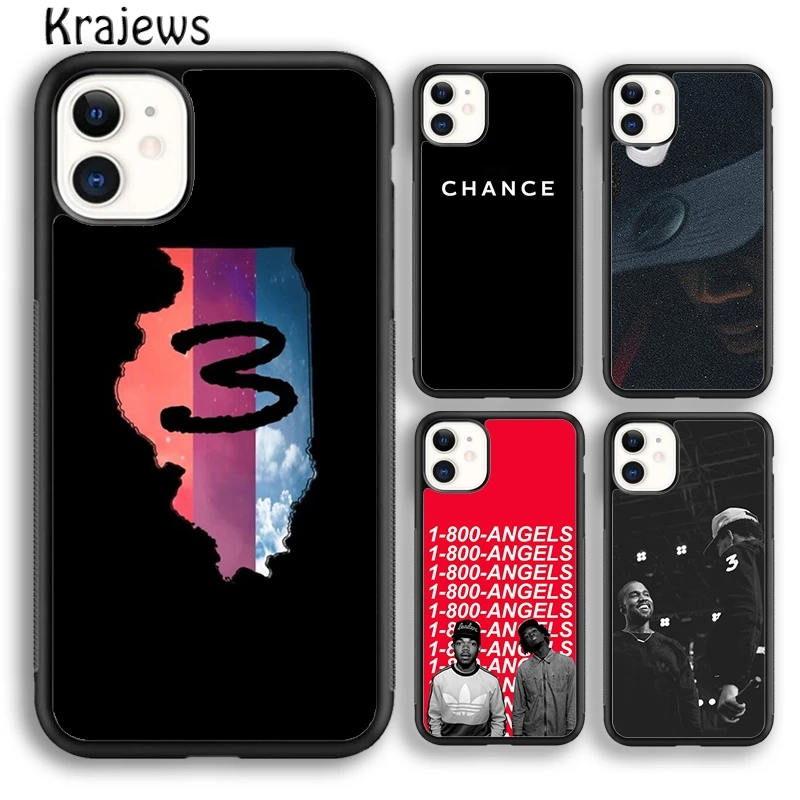 Krajews popular Chance The Rapper Phone Case Cover For iPhone 16 15 14 plus XS XR 11 12 mini 13 pro max coque Fundas