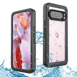 Custodia impermeabile IP68 per Google Pixel 9 Pro XL 7 8 Pro 6A 7A 8A Custodia subacquea in metallo e alluminio per immersioni subacquee