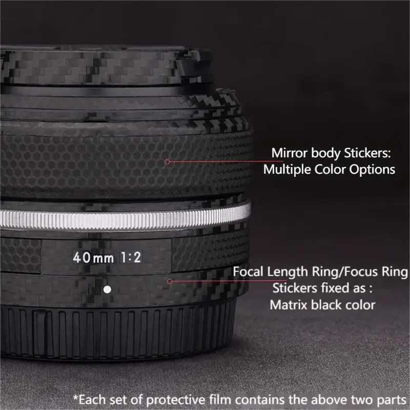 Decal Skin For Nikon Z 40mm F2 SE Camera Lens Sticker Vinyl Wrap Anti-Scratch Protective Film Coat Z40 Z40mm 40 F/2 F2SE F/2SE