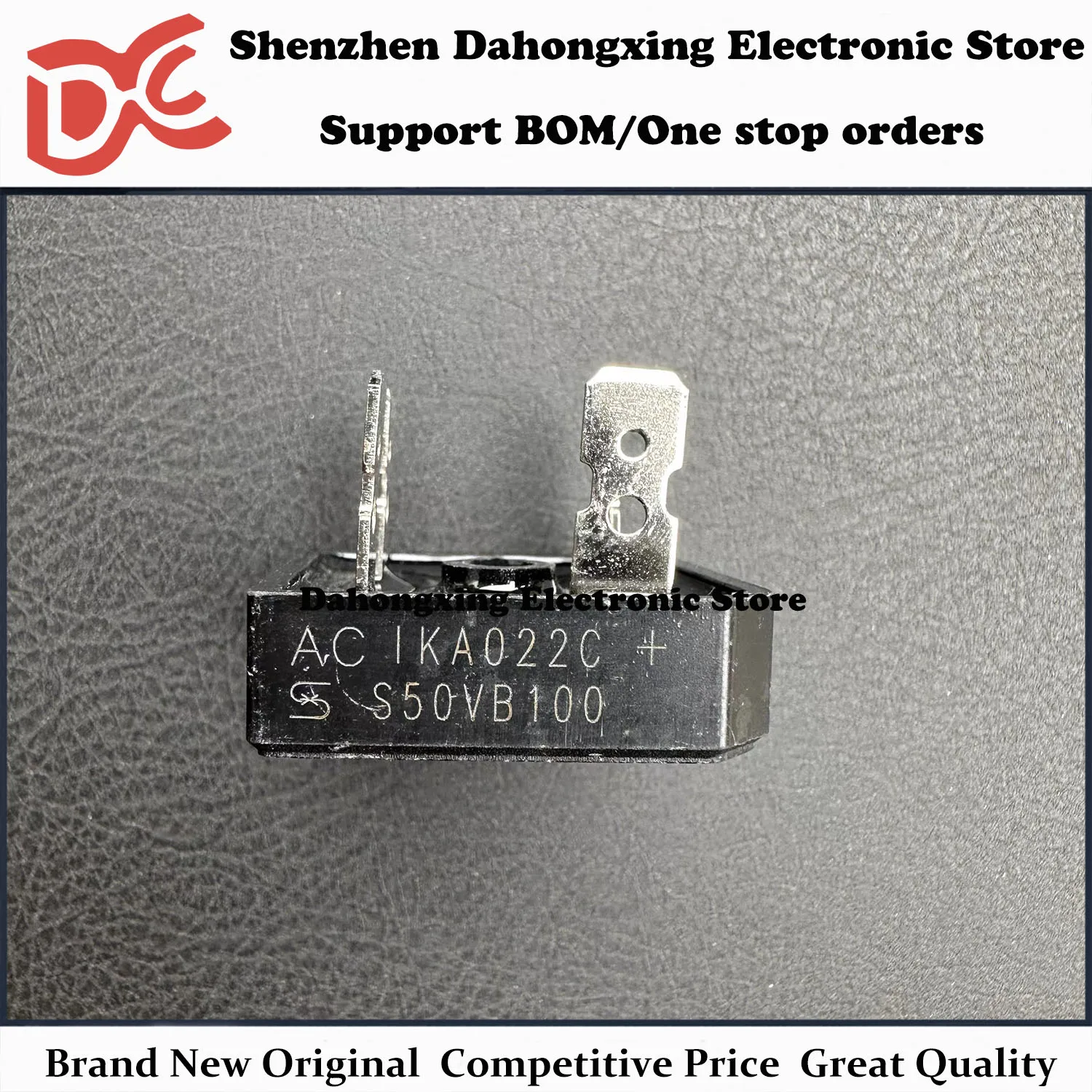 New Original 5Pcs S50VB100 DIP 50A 1000V Bridge Rectifier Electronic Components Great Quality