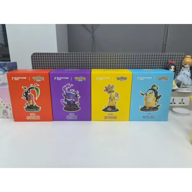 Morstorm Studio PKM Beeldje Action Figure Pocket Gengar Charizard Psyduck Action Figure Model Standbeeld Pop Collectie