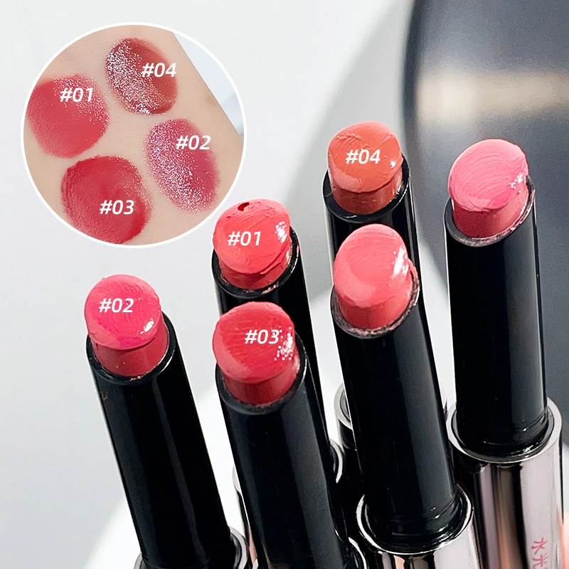 Espejo sólido brillo de labios hidratante nutritivo brillo de agua espejo vidrio labio teñido lápiz labial verano nunca se usa maquillaje