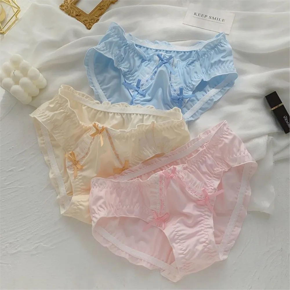 Girl candy colored bra set with no steel ring, small chest gathers underwear, cute and pure desire