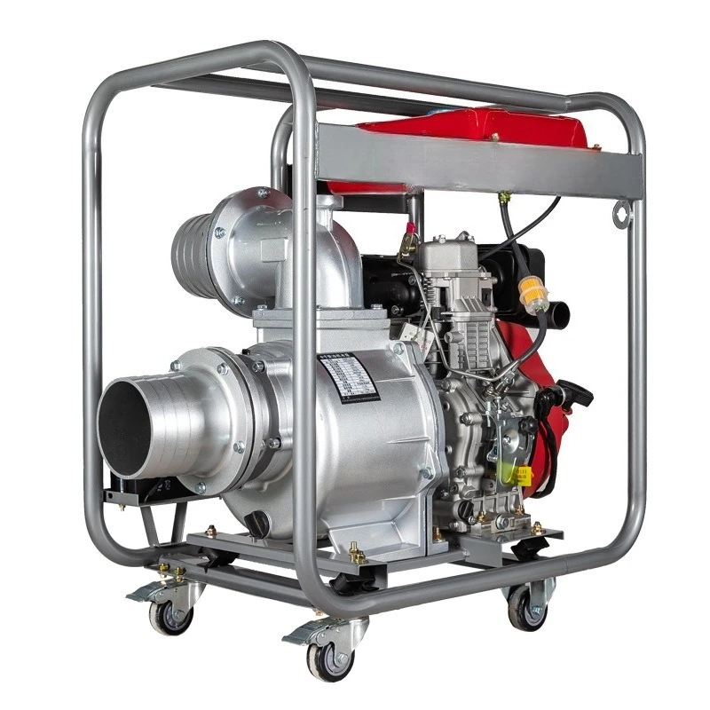 High Pressure Self Priming Water Pump 6 Inch Engine Driven for Agricultural Irrigation Farm Drainage