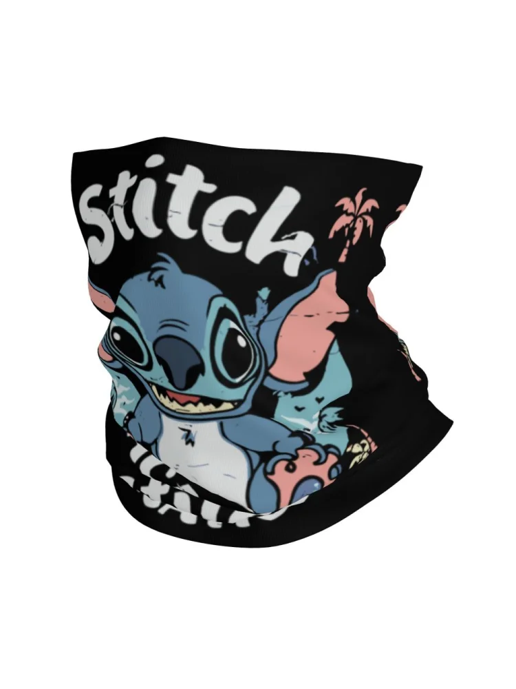 AliExpress MINISO Custom Stitch On Vacation Neck Gaiter Women Men UV Face Shield Winter Disney Bandana Scarf for Cycling