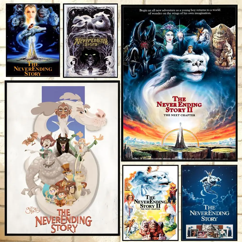 The NeverEnding Story Poster Versatile HD Waterproof Wall Art Self-Adhesive Decor for Any Space Ideal Gift