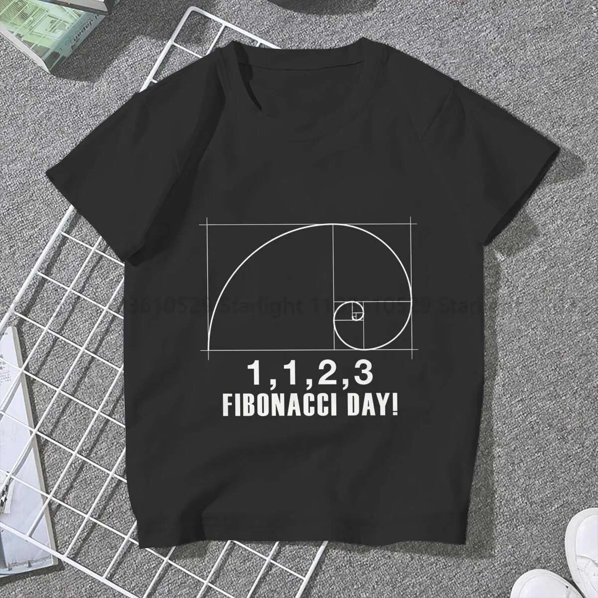 Day 1,1,2,3, November 23 Women's T Shirt Fibonacci Sequence Golden Ratio Ladies Tees Harajuku Polyester Tops Basic Tshirt y2k