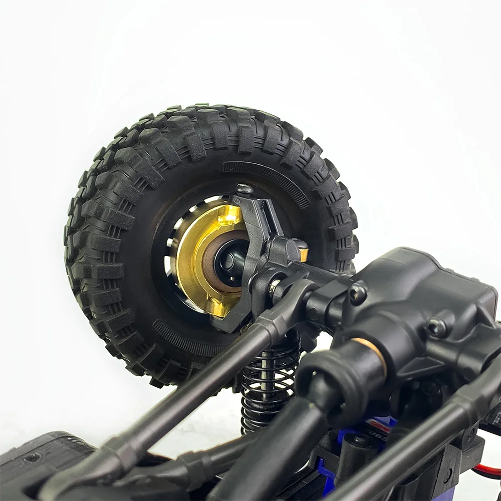 TRINOOD Gewichtslenkblöcke Achsschenkel-Diff-Abdeckung für 1/18 RC Crawler Car TRX-4M Bronco Defender Upgrade-Zubehör