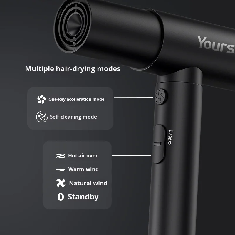 Yongri High-Speed Hair Dryer New Model Electric Household/Barber Shop Special Ionic Feature Plastic Hot Negative