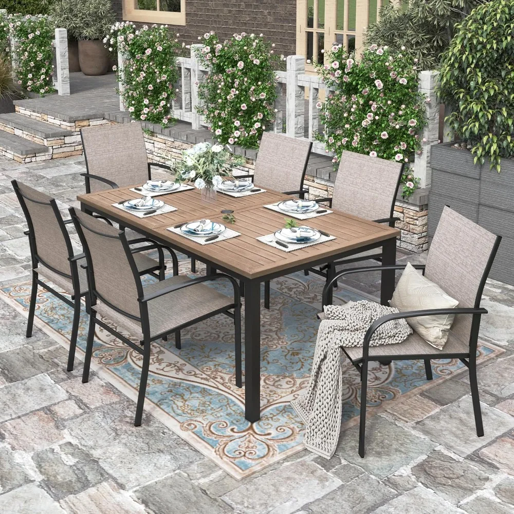 Outdoor Dining Table Set, 64