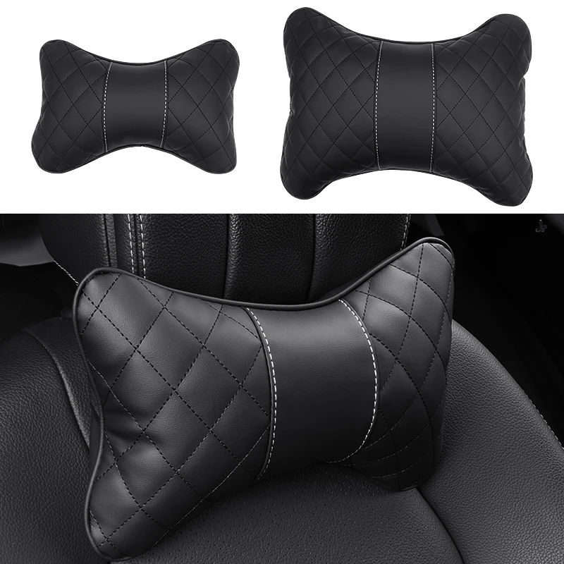 Car Seat Head Support Lumbar Cushion Headrest Neck Pillow