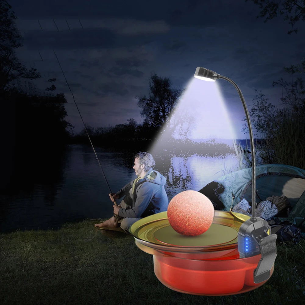 ضوء القراءة مع مصباح القراءة بمستشعر الحركة مع مشبك مؤشر الطاقة على المصباح المقاوم للماء لقراءة الصيد والتخييم #3