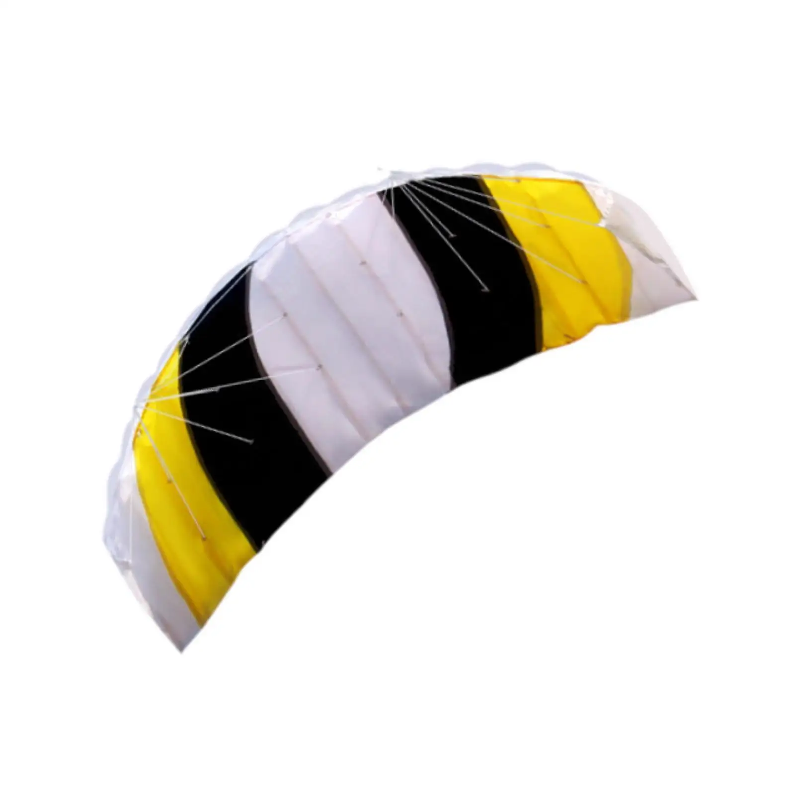 Two Line Stunt Parachute Sport Kite with Handle Easy to Control for Kitesurf Surfboard Windsurfing Activities