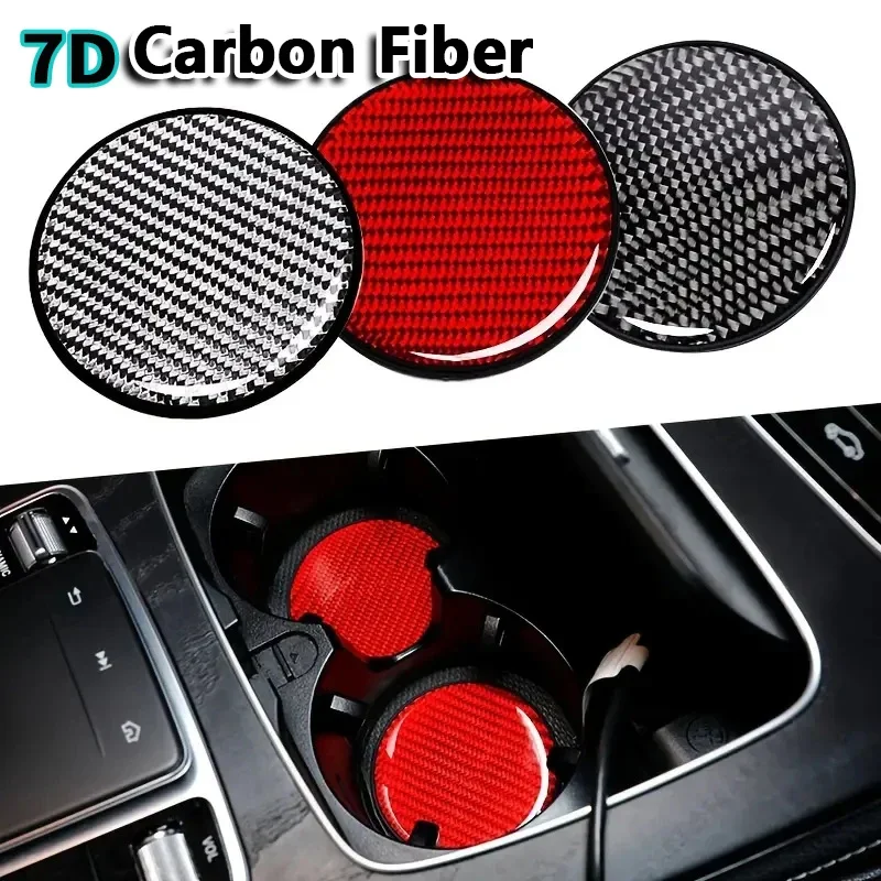 

Suitable for automotive interiors Car interiors Carbon fiber Kettle mats Non-slip mat for water cups