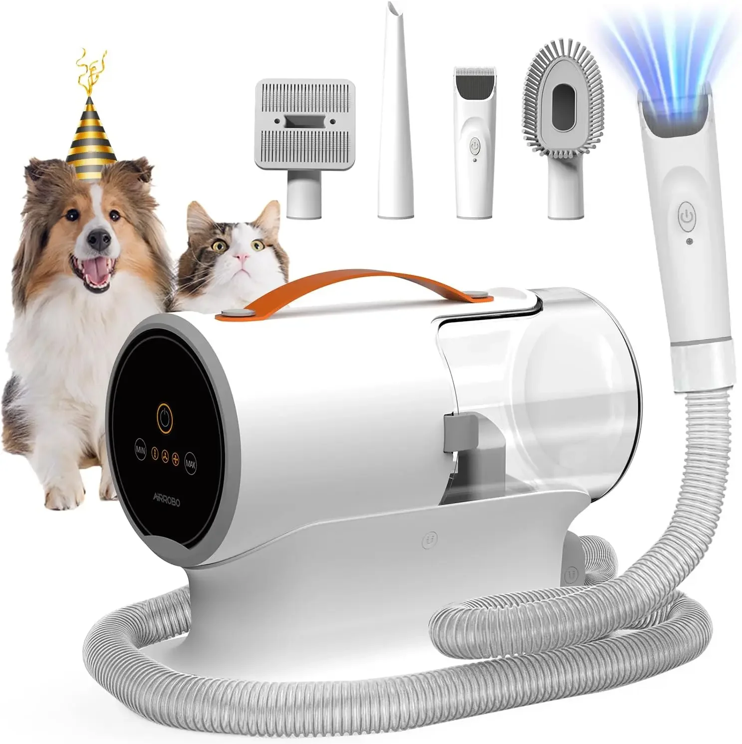 

Bestsellerog Grooming Vacuum, Dog Grooming Kit,12000Pa Strong Pet Grooming Vacuum for Dogs, 2L Large CapacityDog Vacuum for Shed