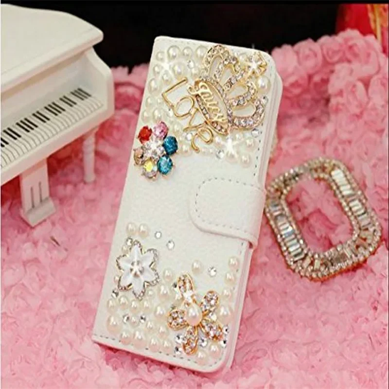 Luxury Bling Rhinestone Wallet Leather Purse Flip Card Pouch Stand Cover Case For Samsung S24 S10 S20 FE PLUS Note 8 9 10 20