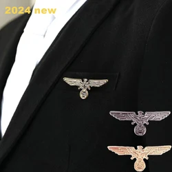 New In WWII WW2 German Military Cross Eagle Retro Brooch Pin Preppy Suit Collar Cap Pins Vintage Bag Hat Accessories Badge Decor