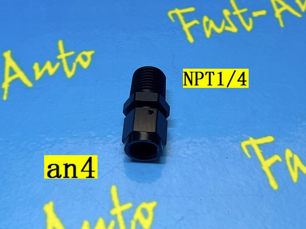

Female 4AN AN4 an 4 to Male NPT1/4 1/4npt npt 1/4 staight Adapter adaptor Fitting
