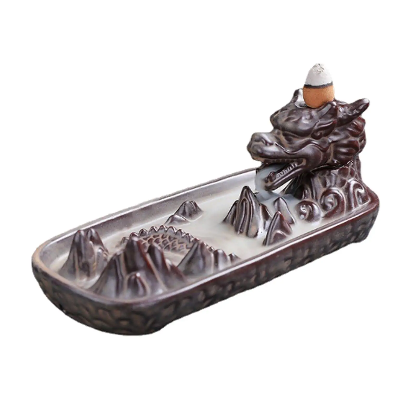 Japanese Style Burner Figurine Home Decoration Decorative Artistic Censer for Office Meditation Living Room Gifts Present