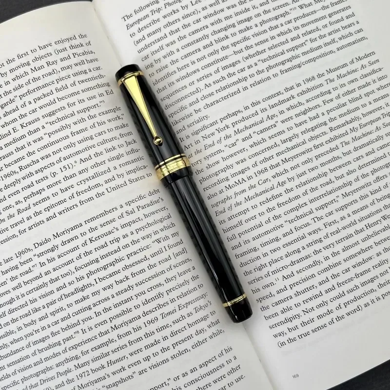 New Montefiore Large Metal Fountain Pen Non Carbon Pilot 30 Same Size Pen With Ink Convertor No.35 Nib Writing Stationery Gift P