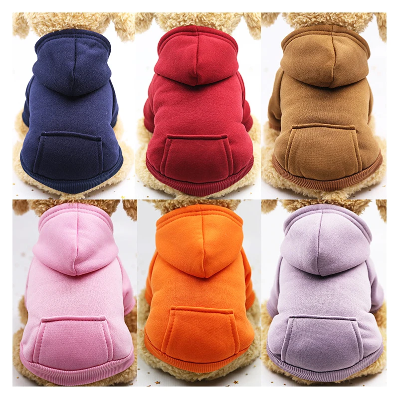 Wholesale Blank Dog Sweater Bulk Puppy Fleece Plain Pet Hoodies Large Dog Hoodie 6xl Custom Dog Hoody